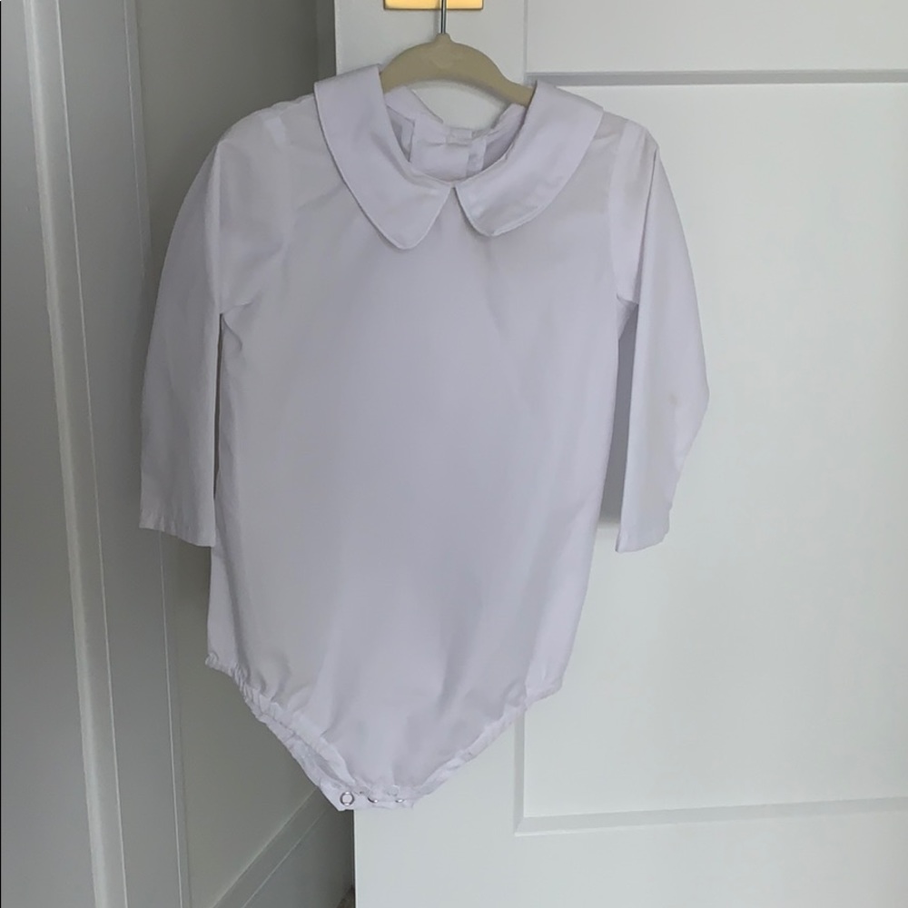 The Beaufort Bonnet Company collared onesie